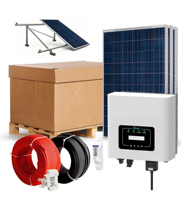 Kit solar 3000wh Autoconsumo Inyección a RED - Imagen 4