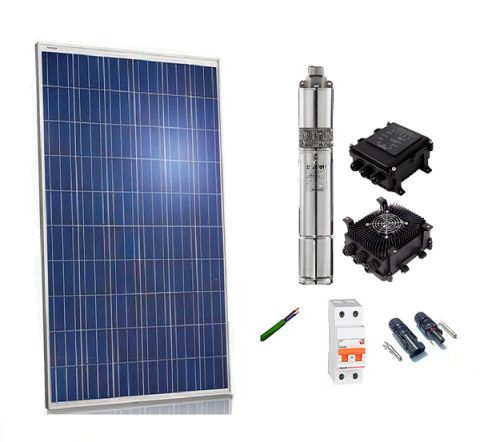 Kit solar Bombeo 300w Caudal max. 1200 Litros/hora Altura 35 m
