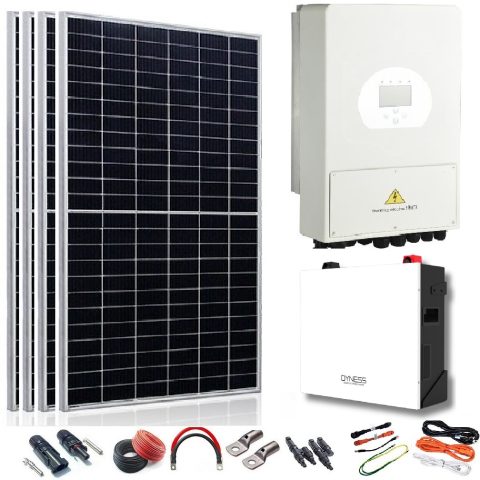 Kit Solar 5400w 48VDC a 230VAC Híbrido con Batería Litio