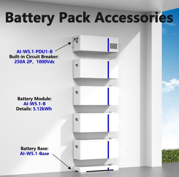 Baterías Litio Aiw-B 5.1KWH 48V DEYE - Imagen 3