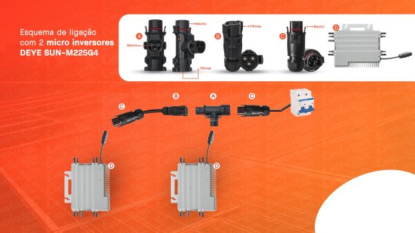 Conector T Para Microinversor DEYE - Imagen 5