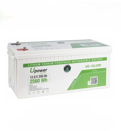 Batería de Litio LiFePO4 12V 200Ah Upower Ecoline