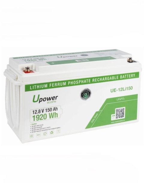 Batería de Litio LiFePO4 12V 150Ah Upower Ecoline