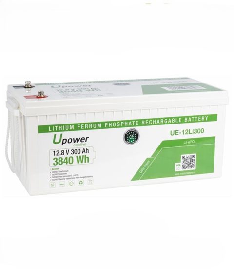 Batería de Litio LiFePO4 12V 300Ah Upower Ecoline