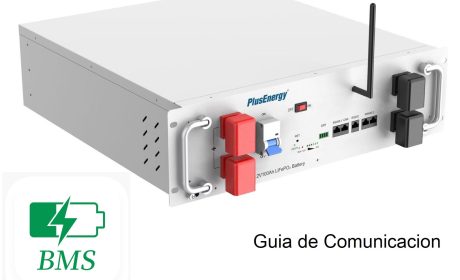 Guia Instalacion Batería PlusEnergy W5.1 48V 5.1kWh a DEYE vía Bluetooth