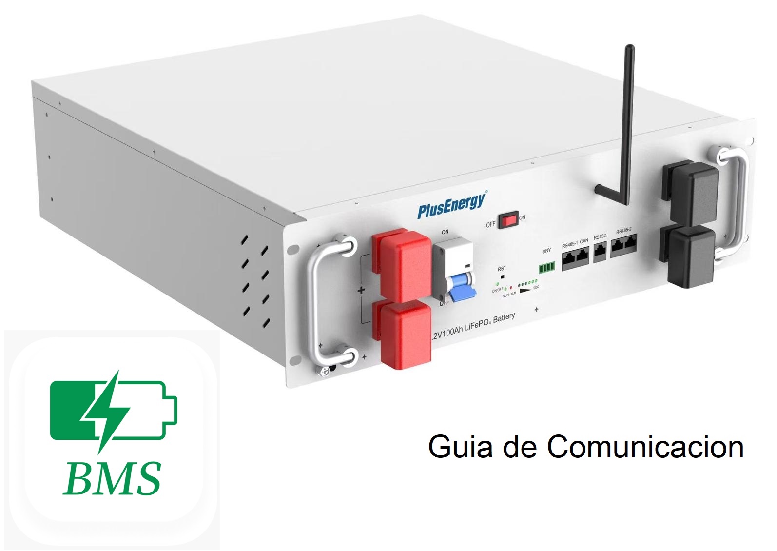 Guia Instalacion Batería PlusEnergy W5.1 48V 5.1kWh a DEYE vía Bluetooth