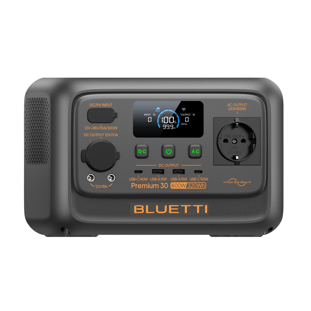 BLUETTI Premium 30 V2 Estación de energía portátil 600 W 320 Wh 2 BLUETTI Premium 30 V2 Estación de energía portátil 600 W 320 Wh - Imagen 2
