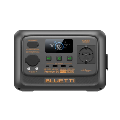 BLUETTI Premium 30 V2 Estación de energía portátil  600 W 320 Wh
